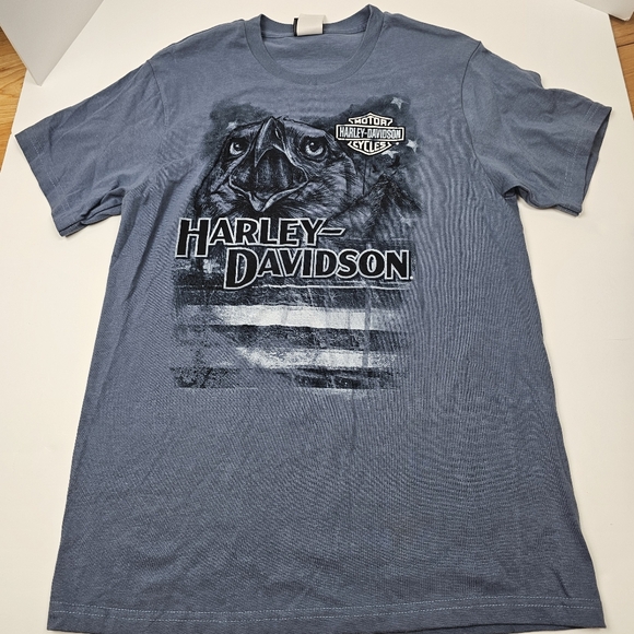 Harley-Davidson Other - Harley-Davidson T-Shirt Vtg M Made In USA Eagle Columbia‎ TN Mule Capital